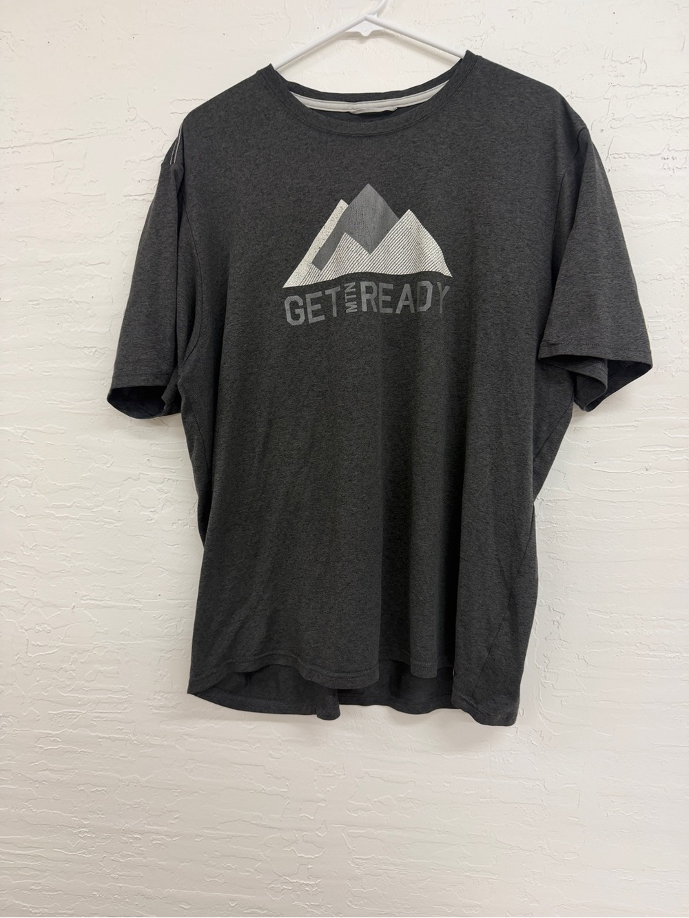 The North Face Men's Dark Gray 'GET READY' Short-Sleeve Graphic Tee